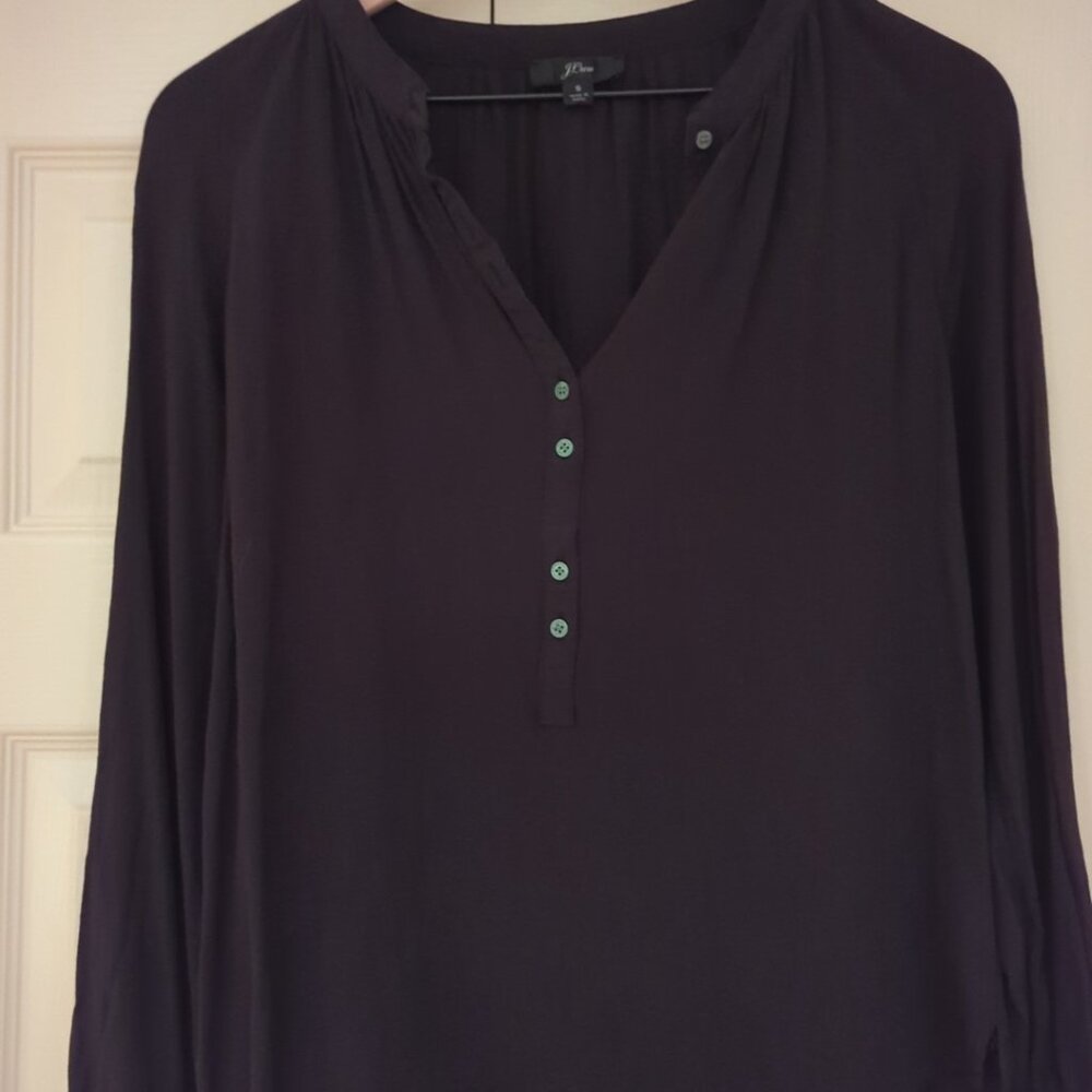 J Crew Long Sleeve Popover